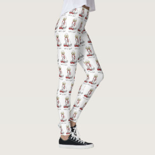 Süßes Los geht's! Spaziergang Clumber Spaniel Hund Leggings