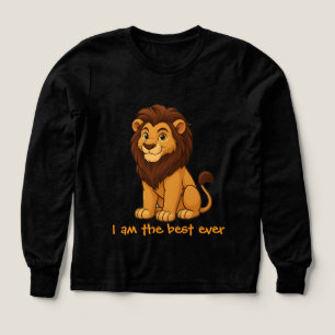 Süßes Löwen-Kinder-Sweatshirt "Ich bin der Beste ü