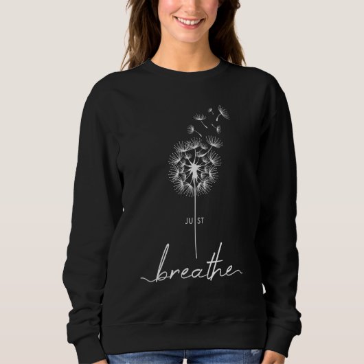 Süßes Löwenzahn-Tätowierdesign Pfeile Atmen Bl Sweatshirt (Vorderseite)