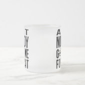 Süßes lustiges Brown ist nicht niemand got Zeit Mattglastasse (Mittel)