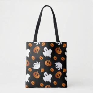 Süßes lustiges Halloween-Geist-Kürbis-Muster Tasche