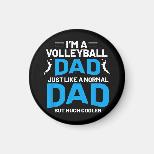 Süßes lustiges Volleyball-Geschenk für Väter und M Magnet