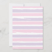 Süßes Macaron Einladung (Rückseite)