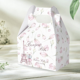 Süßes Macaron Guten Tag Baby Paris Babyparty Geschenkschachtel
