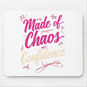 Süßes Mädchen, bestehend aus Chaos und Selbstvertr Mousepad