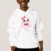 Süßes Mädchen Boo! Geist Hoodie (Vorderseite)