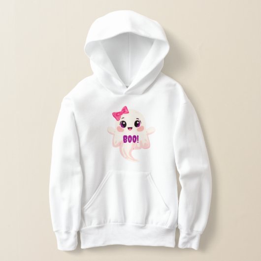 Süßes Mädchen Boo! Geist Hoodie (Ablage )