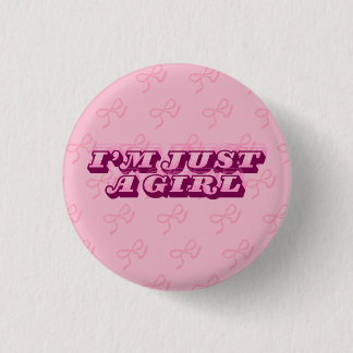 süßes Mädchen-Button Button