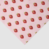 Süßes Mädchen Erdbeere Rosa  Seidenpapier (Ausschnitt)