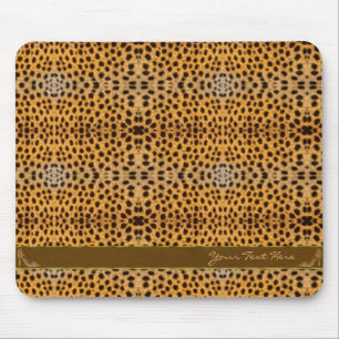 Süßes Mädchen Gepard Muster Tierprint & Stiletto Mousepad