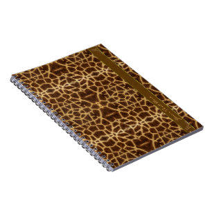Süßes Mädchen-Giraffen-Muster Tierprint & Stiletto Notizblock