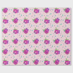 Süßes Mädchen Kawaii Oktopus Geschenkpapier
