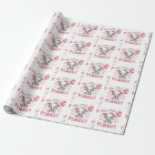 Süßes Mädchen kleine Erdnuss  Geschenkpapier (Ungerollt)