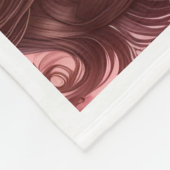 Süßes Mädchen mit Kirschen Fleece-Decke Fleecedecke (Ecke)