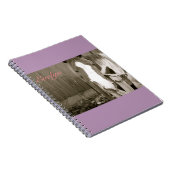 Süßes Mädchen-Pferd Notbook Notizblock (Rechte Seite)