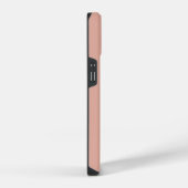 Süßes Mädchen-Pfirsich-Monogramm iPhone Hülle (Rechte Seite)