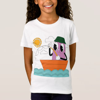 Süßes Mädchen Segler Abenteuer – Spaßiger Sommer B T-Shirt