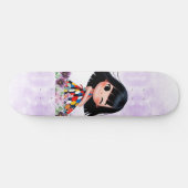 süßes Mädchen Skateboard (Horizontal)