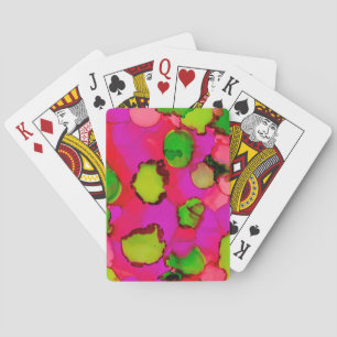 Süßes Mädchen Spielkarten