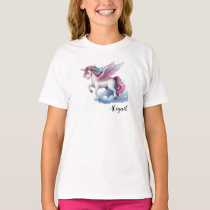 Süßes magisches Einhorn-Mädchen-Geburtstagsgeschen T-Shirt