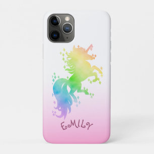 Süßes magisches Wasserfarben Regenbogen Einhorn  Case-Mate iPhone Hülle
