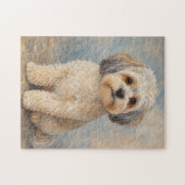 Süßes Malshi-Hund-Puzzle Puzzle (Horizontal)