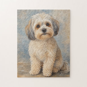 Süßes Malshi-Hund-Puzzle Puzzle