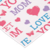 Süßes Mama Liebe Mama Kostenvoranschlag Tischdecke (Schrägansicht)