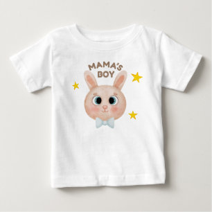 Süßes Mamas-Junge-Häschen-Baby-T-Shirt, bezaubernd Baby T-shirt