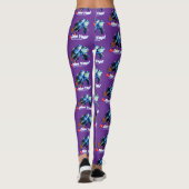 Süßes Mandarin-Fisch-Paar Leggings (Rückseite)