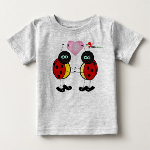 Süßes Marienkäfer-Baby-T-Shirt Baby T-shirt