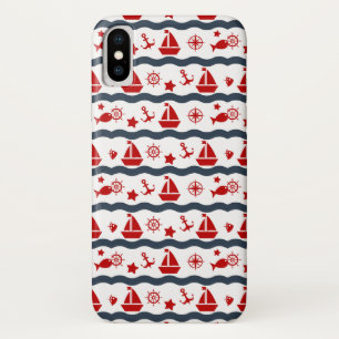 Süßes maritimes Muster Case-Mate iPhone Hülle
