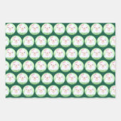 Süßes Matcha-Latte-Geistchen Geschenkpapier Set (Vorderseite)