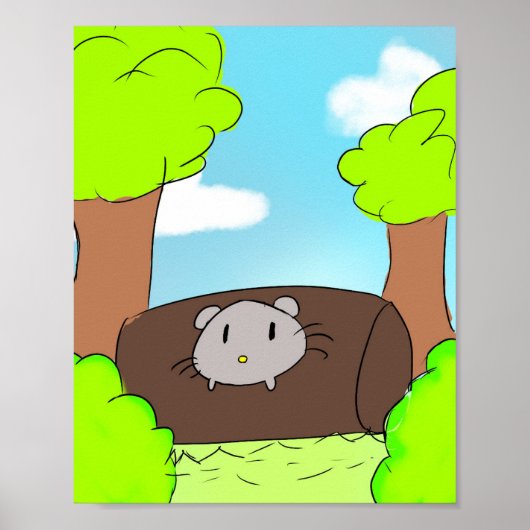Süßes Mäuseposter Poster (Vorne)