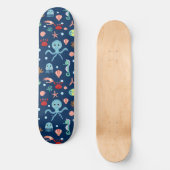 Süßes Meeresleben-Muster Skateboard (Vorderseite)