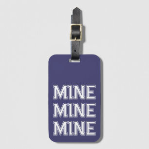 Süßes Meines in Navyblau Lustiger Kofferanhänger