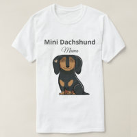 Süßes Mini-Dackel-Mama-T-Shirt-Geschenk