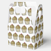 Süßes Mini-Muffins-Muster Geschenkschachtel (Geöffnet)