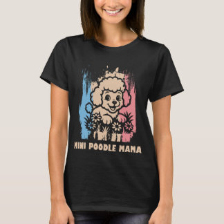 Süßes Mini-Pudel-Mama-T-Shirt – Perfektes Geschenk T-Shirt
