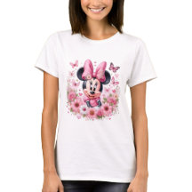 Süßes Minnie-Maus-Grafik-T-Shirt