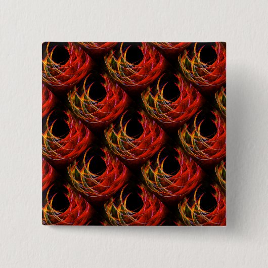 Süßes modernes Boho-elegantes abstraktes Kunstmust Button (Vorderseite)