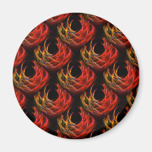 Süßes modernes Boho-elegantes abstraktes Kunstmust Magnet