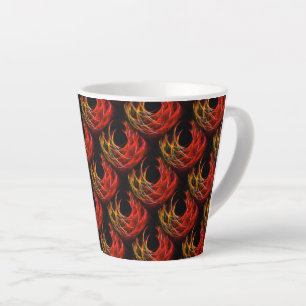 Süßes modernes Boho-elegantes abstraktes Kunstmust Milchtasse