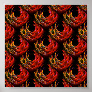 Süßes modernes Boho-elegantes abstraktes Kunstmust Poster