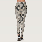 Süßes modernes Fliesenmuster Leggings (Rückseite)