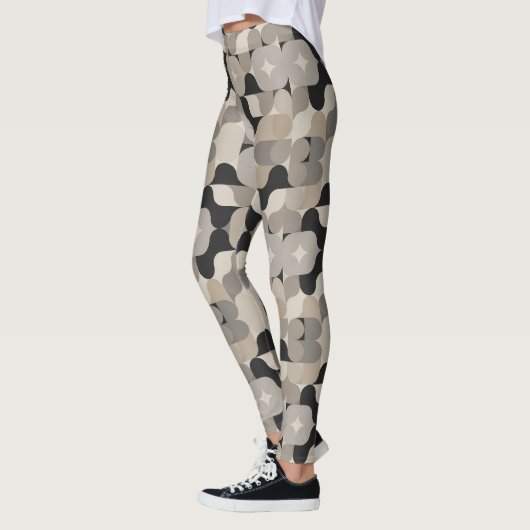Süßes modernes Fliesenmuster Leggings (Links)