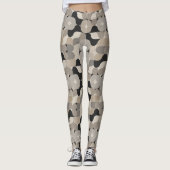 Süßes modernes Fliesenmuster Leggings (Vorderseite)