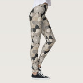 Süßes modernes Fliesenmuster Leggings (Rechts)
