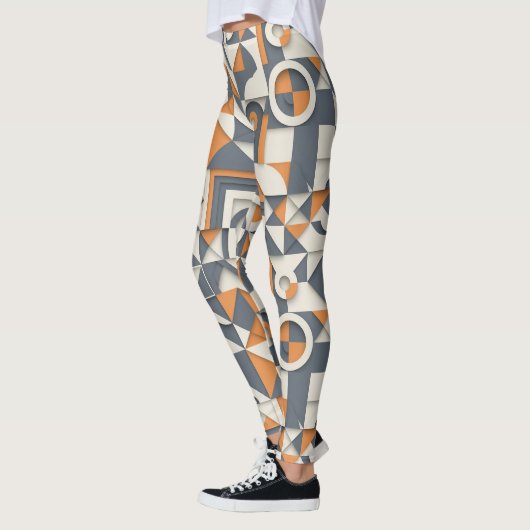 Süßes modernes Fliesenmuster Leggings (Links)