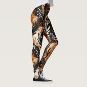 Süßes modernes Fliesenmuster Leggings (Rechts)